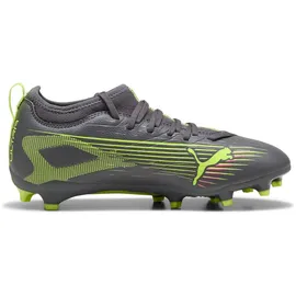 Puma Ultra 5 Match AG/FG Kinder matte aged silver/yellow alert 34