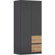 Rauch Drehtürenschrank COSTA 91 x 197 x 54 cm Grau