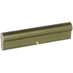 Montagezylinder 130 mm, Messing geschliffen