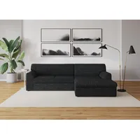 DOMO collection Ecksofa »Topper L-Form«, mit Recamiere, wahlweise mit Schlaffunktion grau