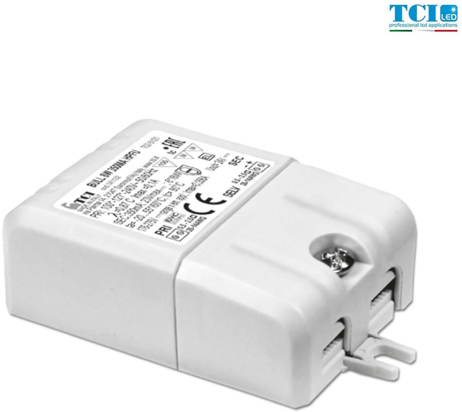 TCI LED Konverter BULL 8W 350mA HPFU, 24V Konstantspannung, nicht dimmbar TCI-141133