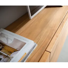 DeLife Kayu Lowboard 220 cm Beige Holz