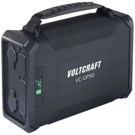 VOLTCRAFT VC-GP50 Powerbank 96000 mAh USB PD 2.0 Li-Ion Schwarz (matt) gleichzeitiges Laden und Entladen, LED Taschenlampe