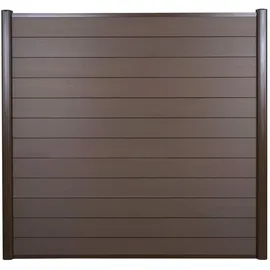MCW WPC-Sichtschutz Savoie 190 x 0 cm Braun WPC