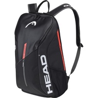 Head Tour Team Backpack Tennistasche, schwarz/orange, Einheitsgröße