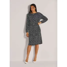 Madeleine Midikleid Leo-Print Schwarz 44