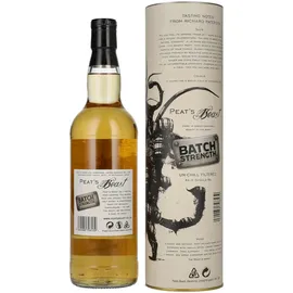 Peat's Beast Cask Strength Peated Single Malt 52,1% vol 0,7 l Geschenkbox