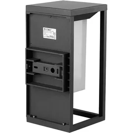 V-Tac Solarleuchte Aluminium 29,0 cm inkl. Bewegungsmelder schwarz