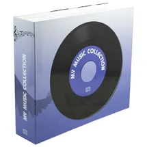 Schwäbische Albumfabrik SAFE 444 Album Vinyl Aufbewahrung | LP Schallplatten Aufbewahrung mit 16 Schallplatten Hüllen für Ihre Vinyl Schallplatten