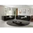 s-style möbel Polstergarnitur 3+2 Gustav aus Cord-Stoff mit bequemem Sitz, (1x 3-Sitzer-Sofa, 1x 2-Sitzer-Sofa) schwarz