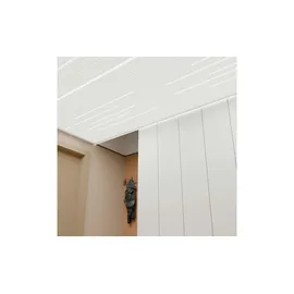 MYDECO Akustikpaneel Weiß 2 St. 20 x 240 x 1,8 cm