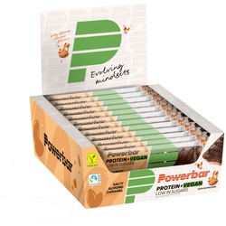POWERBAR Proteinriegel Protein + Vegan Low Sugar Salz-Mandel-Karamell