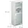 Relaxdays Medizinschrank Edelstahl, HBT 45x18x12cm, Silber