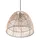 Trio Lighting Rike 1-flg. Ø 35 cm Rattan naturbelassen