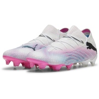 Puma Future 7 Ultimate FG/AG Fußballschuhe Herren 01 - PUMA white/PUMA black/poison pink 37.5