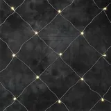 Konstsmide LED Lichternetz 32er warmweiß / transparent 1x1m Konstsmide 3748-103 - Weiß/Transparent