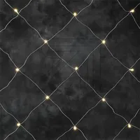 Konstsmide LED Lichternetz 32er warmweiß / transparent 1x1m Konstsmide 3748-103 - Weiß/Transparent