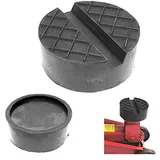 75x30mm Waffel Aussparung Gummi-Unterlage Auflage Wagen-Heber Hebebühne rund Auto Set Klotz Rangier-Wagenheber Puffer Reifen Reifenwechsel LKW Räder KFZ Tuning Zubehör
