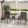 Costway Gartenstuhl 56 x 70 x 84 cm Braun/Schwarz 4 St.