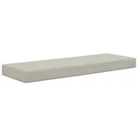vidaXL Sitzkissen 111,5 x 40 x 8 cm Grau