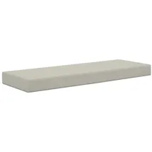 vidaXL Sitzkissen 111,5 x 40 x 8 cm Grau