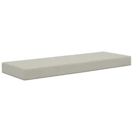 vidaXL Sitzkissen 111,5 x 40 x 8 cm Grau
