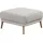 Schöner Wohnen SCHÖNER WOHNEN-Kollektion Hocker Pearl - 5 Jahre Hersteller-Garantie, auch in Bouclé, Passend zur Serie Pearl, B/T/H: 80/80/45 cm, Füße Massivholz grau