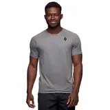 Black Diamond Lightwire Tech Kurzarm-t-shirt - Steel Grey - L