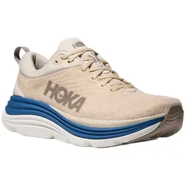 HOKA Gaviota 5 Herren Wide Beige / Blau 44