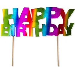 Happy Rainbow Birthday Tortendeko