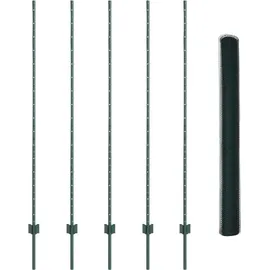 vidaXL Zaun mit Pfosten 1,6 x 10 m Grün/Stahl