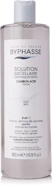 Mizellen-Make-up-Entfernerlösung mit Aktivkohle 500 ml