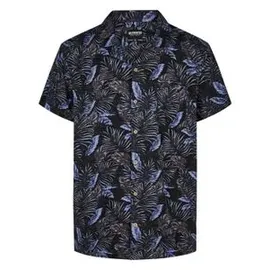 Riverso Hawaiihemd Regular Fit floral Schwarz M