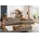 W.Schillig Eckcouch Leder 3-Sitzer Braun