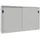 Pavoy Schiebetürenschrank Stahl 1200x2000x400 mm Silber 4 Böden verzinkt