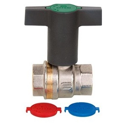 Messing Trinkwasser Kugelhahn mit T-Griff DN 15 (1/2")
