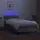 vidaXL Boxspringbett 90 x 200 cm Hellgrau