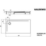 Kaldewei Superplan mit Wannenträger