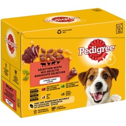 Pedigree Multipack Portionsbeutel Gemischte Selektion in Gelee 12x100g