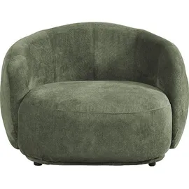Home Deluxe Sessel CASARA Webstoff 99 x 72 x 104 cm Dunkelgrün