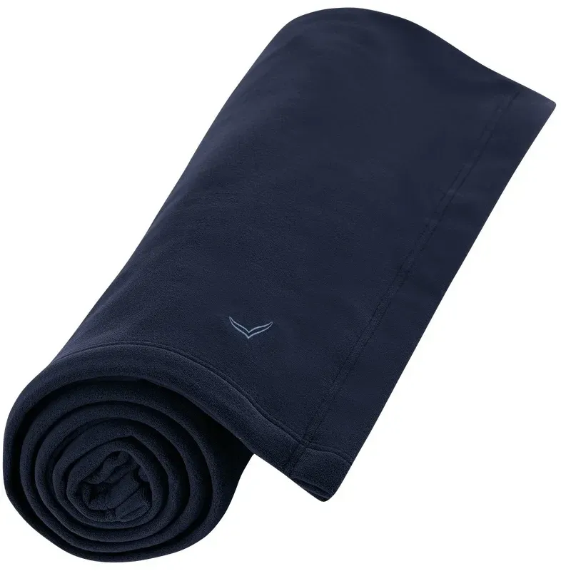 Tagesdecke TRIGEMA "TRIGEMA Fleecedecke", blau (navy), Polyester, Tagesdecken