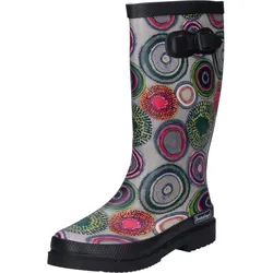 Bockstiegel Damen Regenstiefel Anja schwarz/multi Gr. 38 38