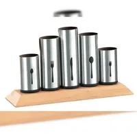 Esmeyer PIPES Besteckhalter Edelstahl 30 x 16,5 x 10 cm