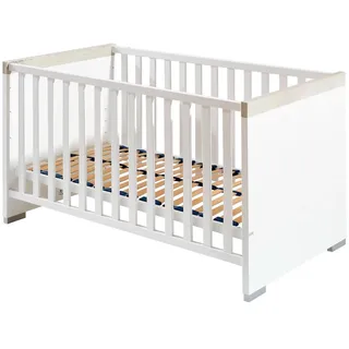 Paidi Babybett Kira 70 x 140 cm Dekor Weiß