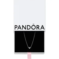 Pandora Drei Sterne Herz Collier-Halskette Silber