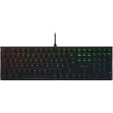 Cherry MX 10.0N RGB, Flache Mechanische Gaming-Tastatur, Pan-Nordisches Layout (QWERTY), Kabelgebunden, Original MX LOW PROFILE RGB SPEED Switches, Schwarz