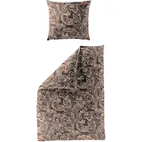 Traumschlaf Bettwäsche Gent in braun | Gr.: 155 x 220 + 80 x 80 cm