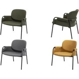 Paperflow meet powered by PAPERFLOW Sessel CLOTH grün schwarz Stoff, 1 St.