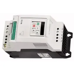 Eaton 169090 Frequenzumrichter, 230 V AC, 3-phasig, 7 A, 1.5 kW, IP20/NEMA 0, Funkentstörfilter, 7-Segment-Anzeige DA1-327D0FB-A20C