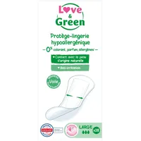 Love & Green Slipeinlagen, groß, 28 x 28 cm